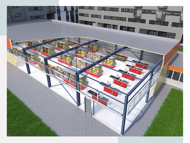 Строительство магазинов в Электросталь от 608 руб. за м²