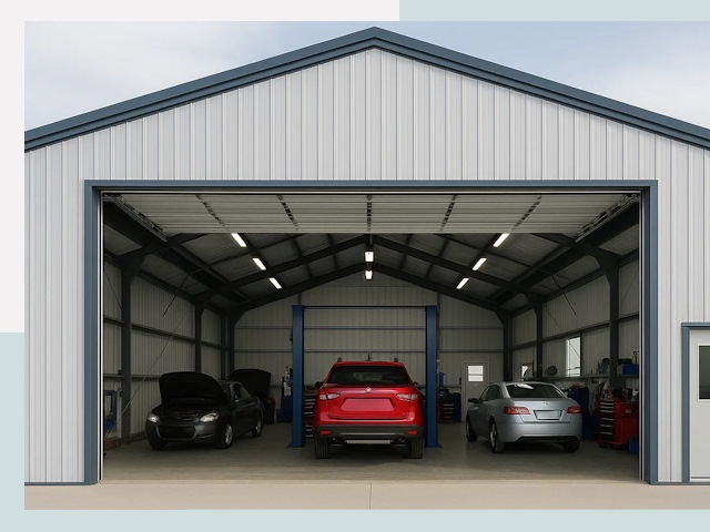 Ангары из сэндвич панелей от 608 руб. в Электросталь