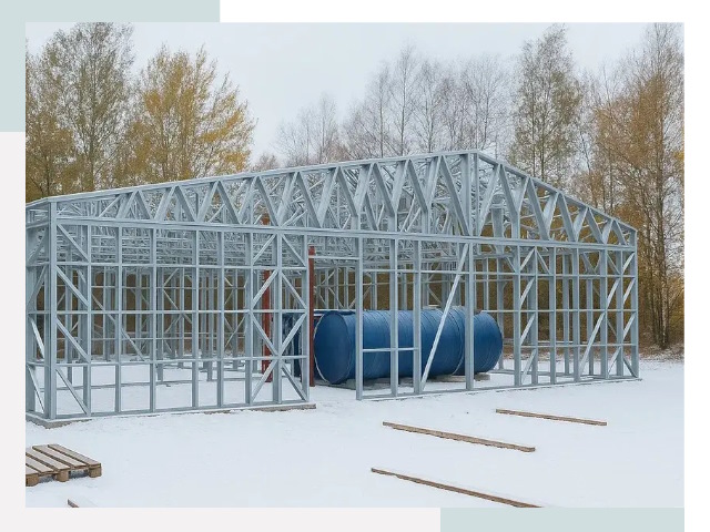 Металлические ангары в Электростали