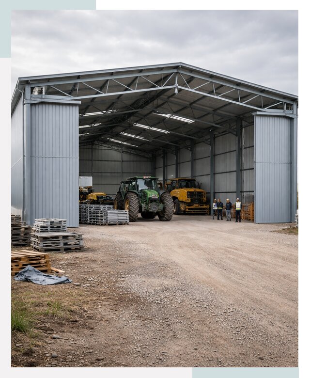 Ангары для сельхозтехники в Электростали от 20260 р. | СтальСтрой-Элк