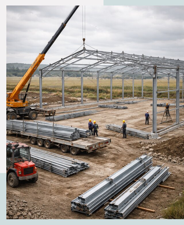 Строительство ангаров для сельхозтехники в Электростали под ключ