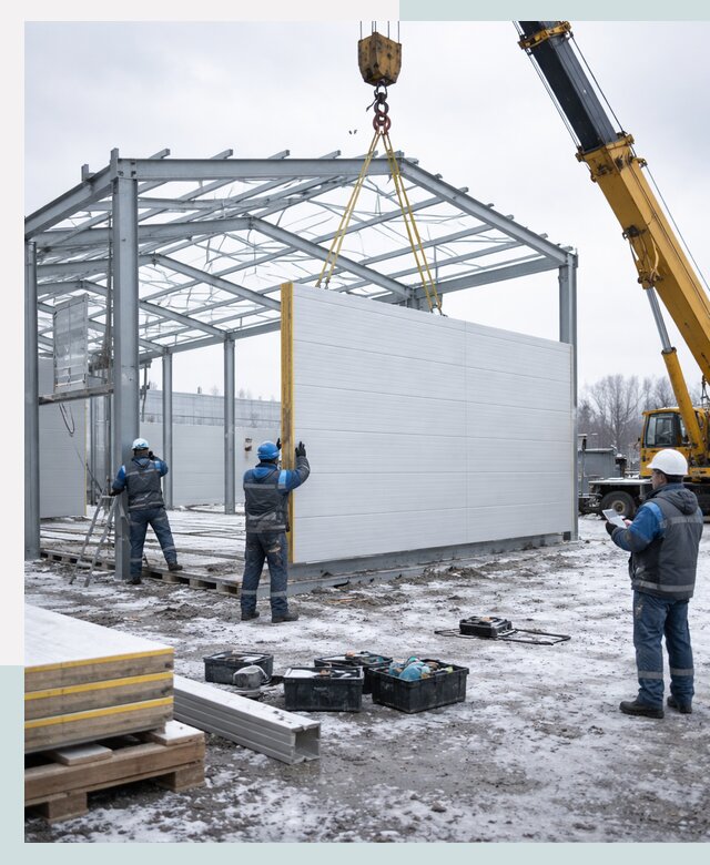 Строительство холодильных складов под ключ в Электростали