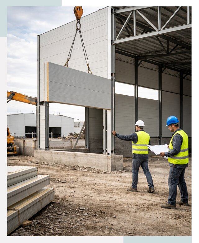 Склад из сэндвич панелей под ключ в Электростали от 9624 р. | СтальСтрой-Элк