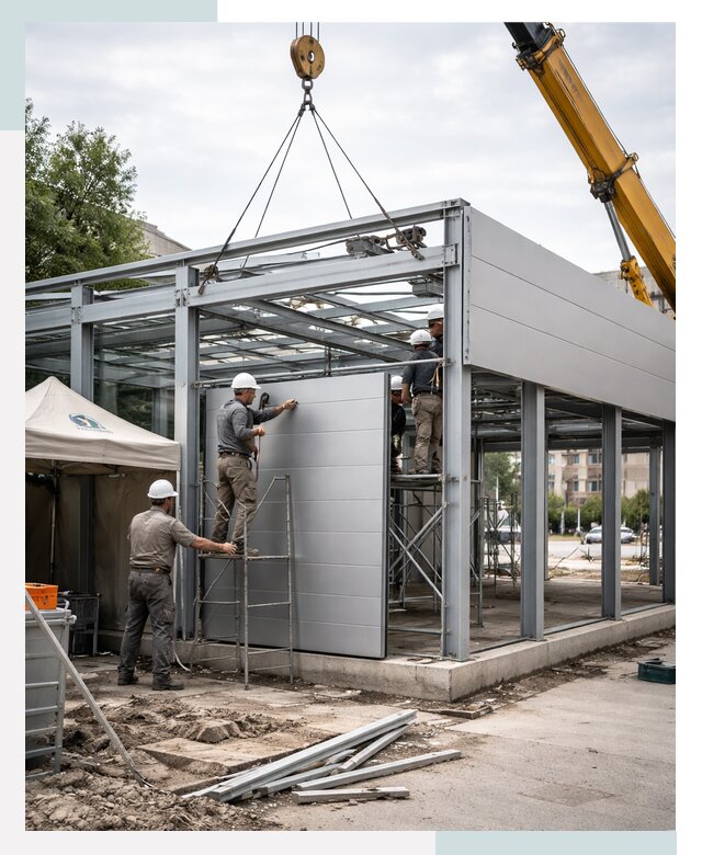 СтальСтрой-Элк: торговый павильон под ключ в Электростали от 35455 р.