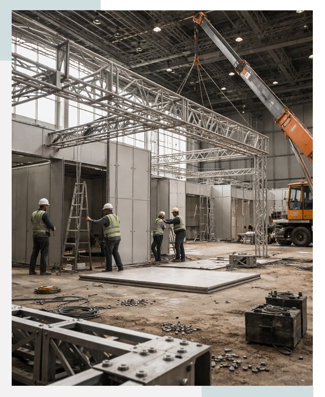 Строительство выставочных павильонов в Электростали от 35455 р.| СтальСтрой-Элк