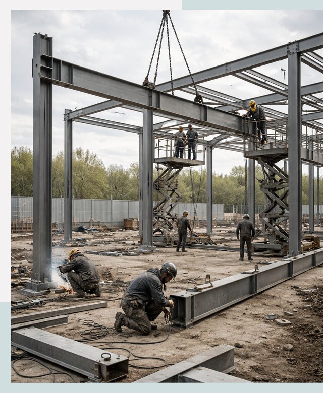 Строительство выставочных павильонов из металлоконструкций в Электростали