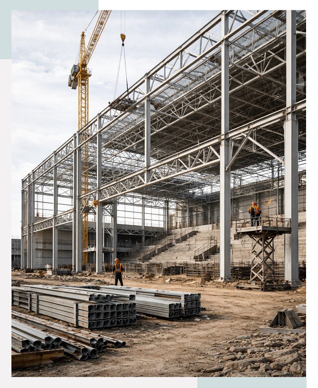 Строительство спортивных комплексов в Электростали от 30390 р. | СтальСтрой-Элк